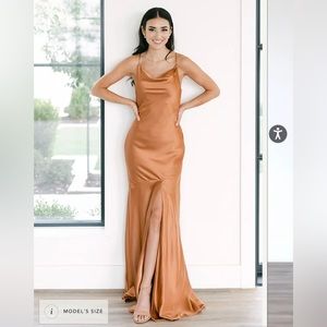 Revelry Kimora Satin Dress